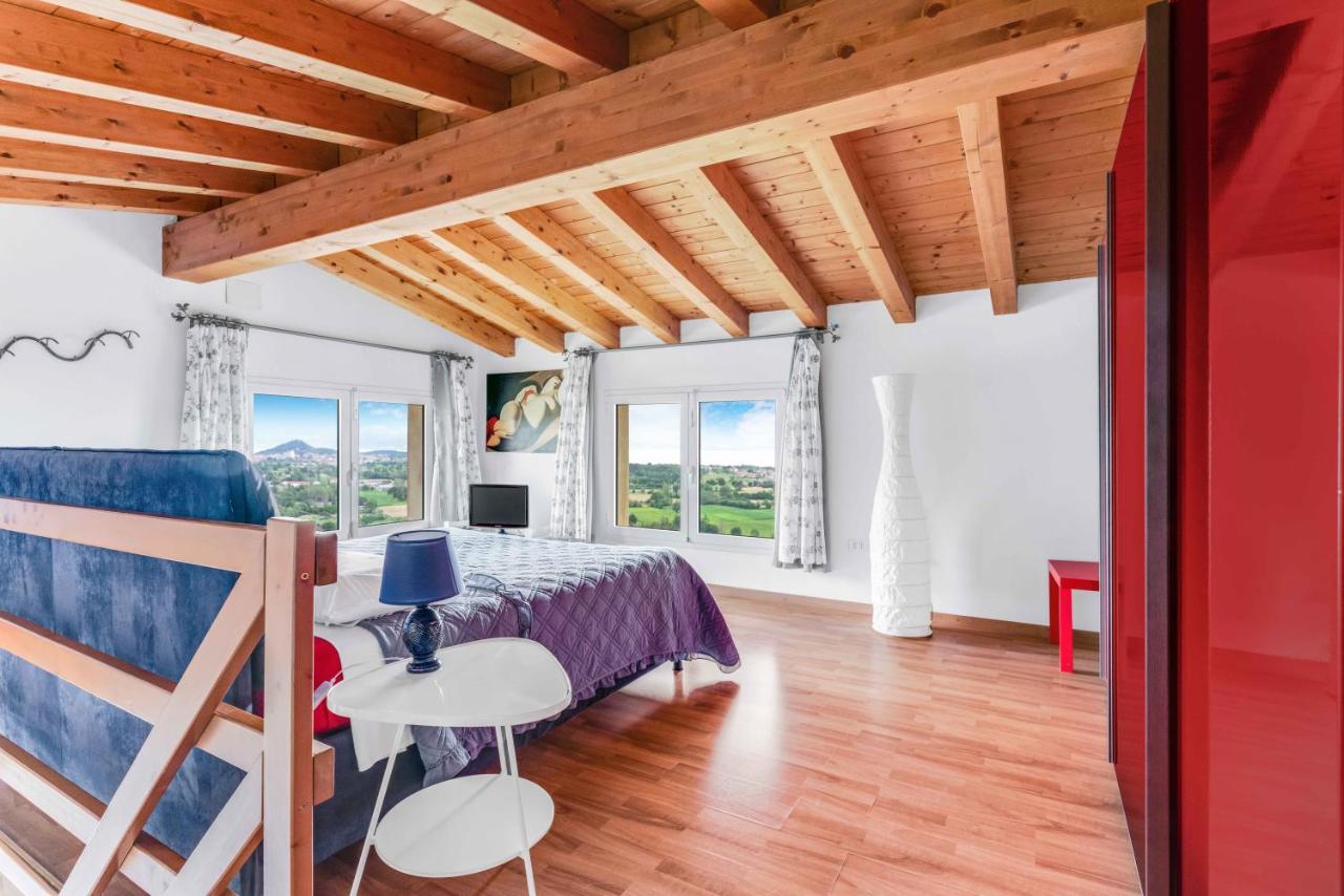 ソイアーノ・デル・ラーゴ Piscina Panoramica - La Casa Volanteヴィラ エクステリア 写真